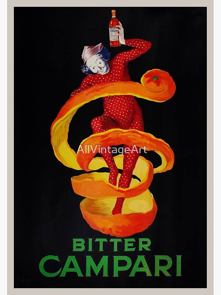 Vintage Cappiello Alcohol Advertising 1921 Art Print for Sale by  AllVintageArt