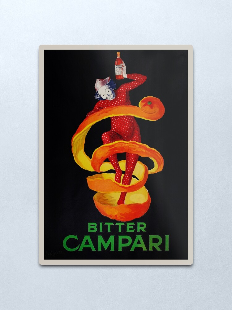 Alternate view of Vintage Cappiello Alcohol Advertising 1921 Metal Print