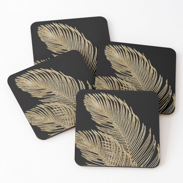 Item preview, Palm Leaves Finesse Line Art with Gold Foil #1 #minimal #decor #art (Photo of Foil Only - Not Reflective) designed and sold by Anita's & Bella's Art.