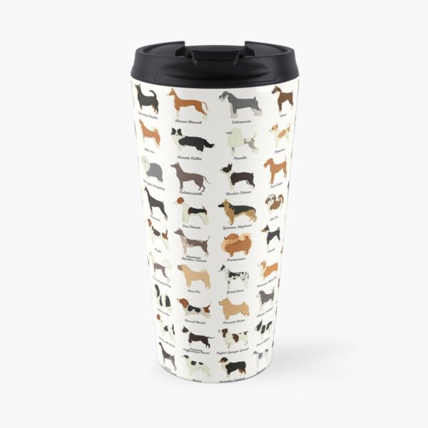 Dog Breeds Travel Mug