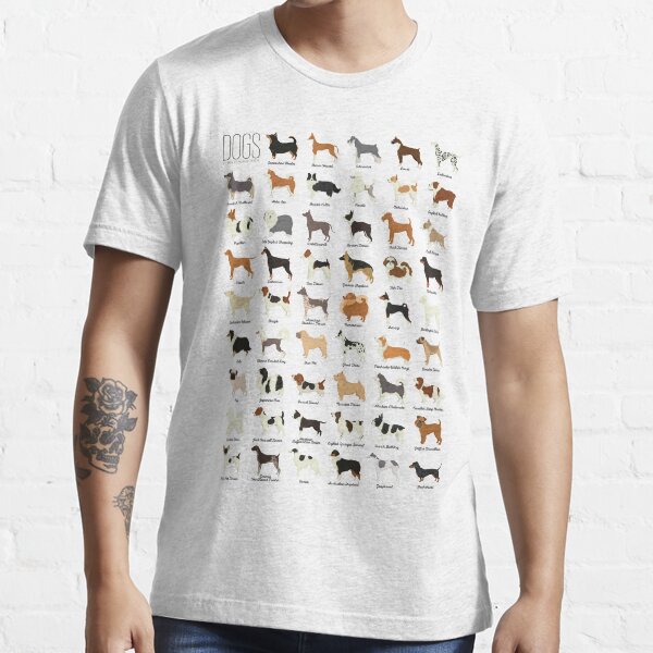 "Dog Breeds" Tshirt for Sale by innasoyturk Redbubble dogs t