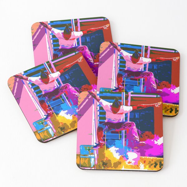 Item preview, Bright Color Kickflip  designed and sold by PODLizardWizard.