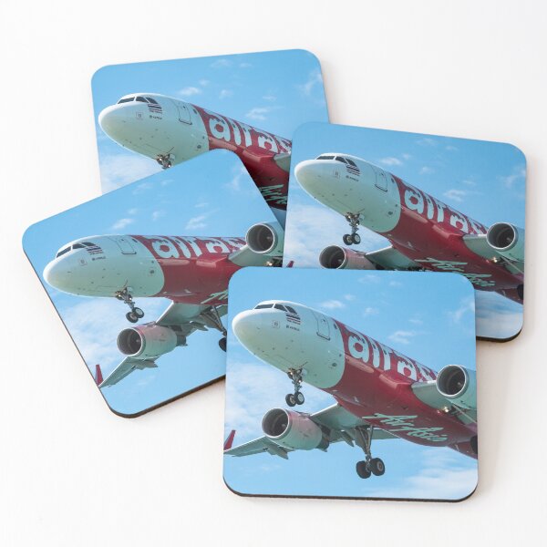 Item preview, Thai Airasia Airbus landing out of blue designed and sold by yurix.