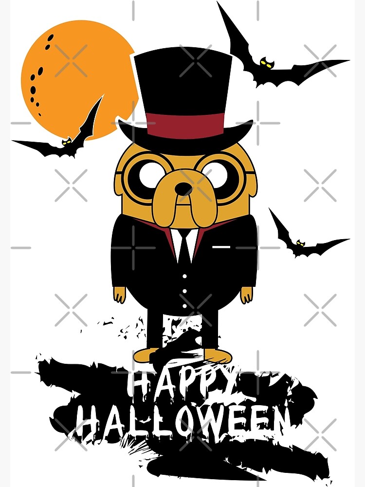 Disover Adventure Time Jake the dog Halloween Premium Matte Vertical Poster