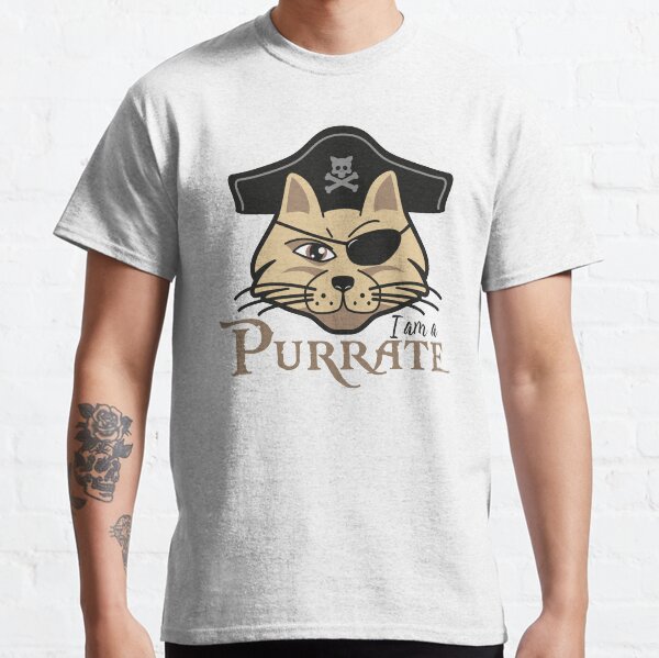 I am a Purrate! Pirate Cat Classic T-Shirt