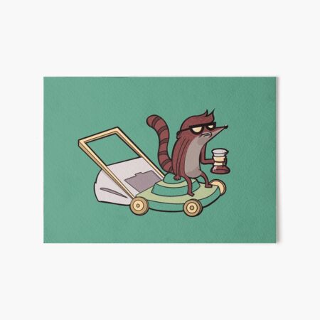 Hipster Coffee & Rigby Art Board Print