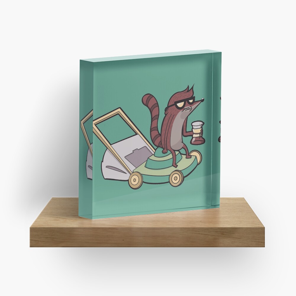 Hipster Coffee & Rigby Acrylic Block