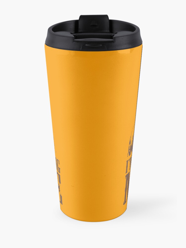 Alternate view of I'm Staying, I'm Finishing My Coffee The Big Lebowski Tshirt Travel Mug
