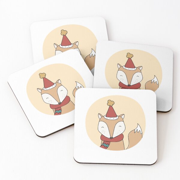 Item preview, Christmas fox designed and sold by ECLECTICimprint.