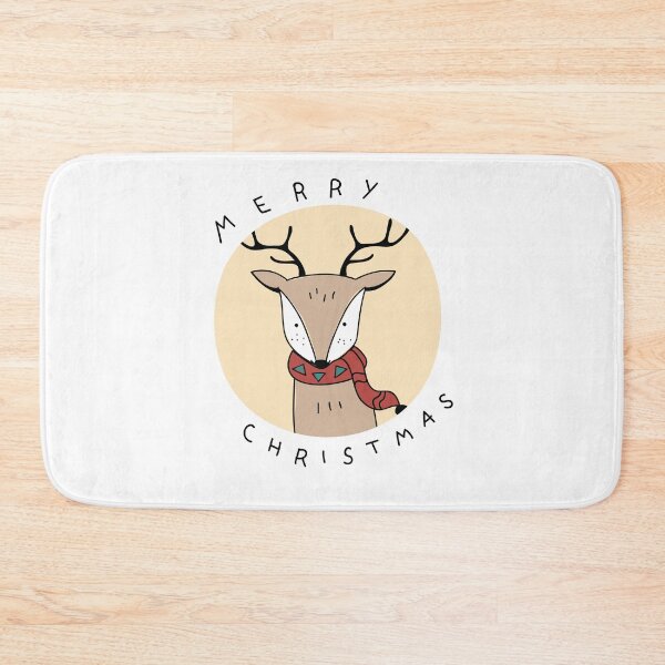 Item preview, Merry Christmas deer designed and sold by ECLECTICimprint.