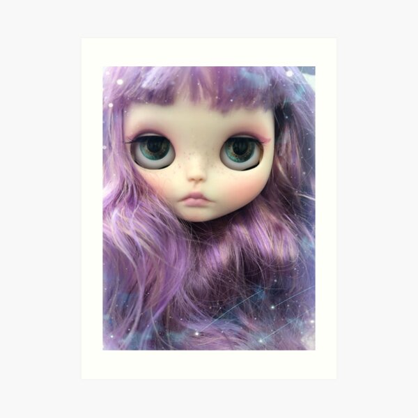 Custom Blythe Doll - Viola by Jenny Lee of Jennylovesbenny Art Print