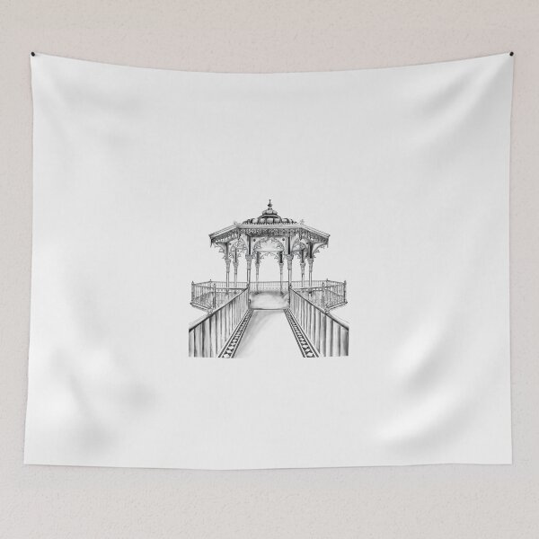 Item preview, Brighton Bandstand illustration - Brighton beach designed and sold by amyverse.
