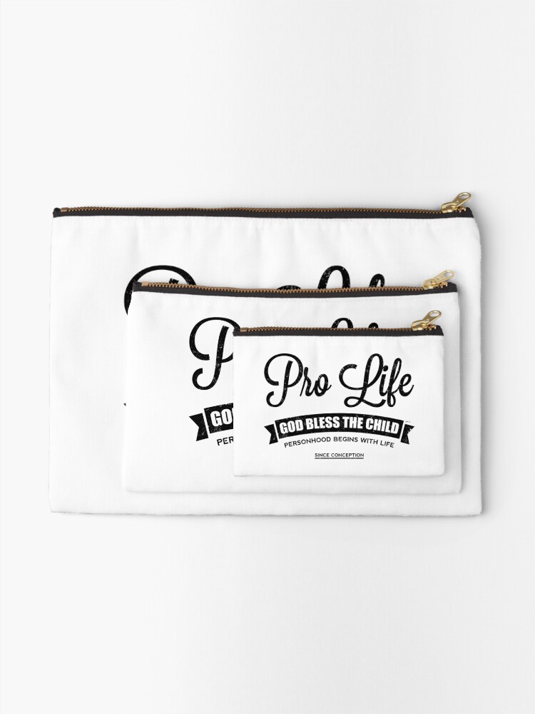 Alternate view of Pro Life Zipper Pouch