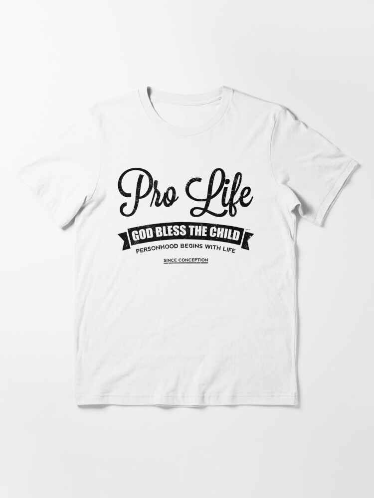 Pro Life Essential T-Shirt for Sale by morningdance