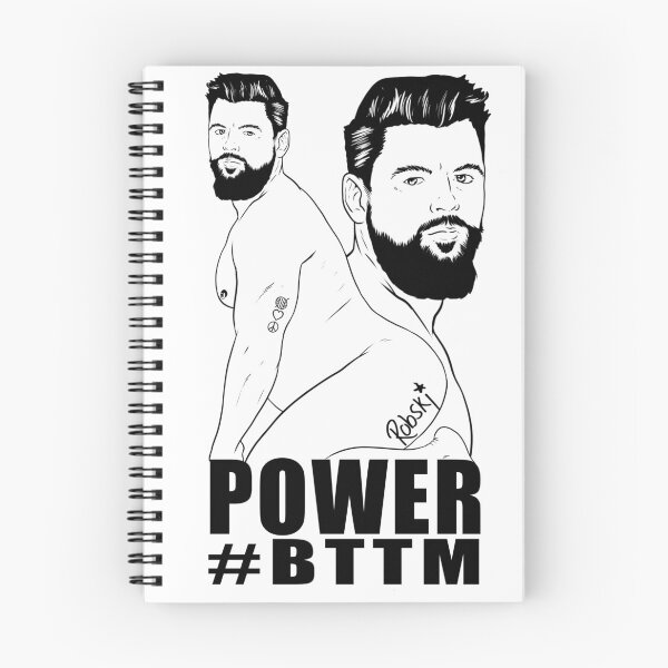 Item preview, HASHTAG BOYZ - Power Bttm - black lines designed and sold by RobskiArt.