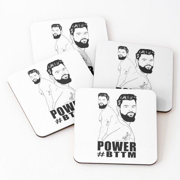 Item preview, HASHTAG BOYZ - Power Bttm - black lines designed and sold by RobskiArt.