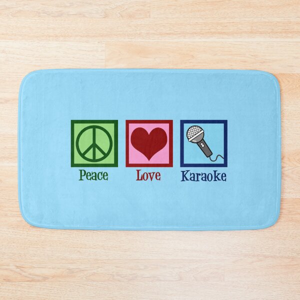 Artikelvorschau, Friedensliebe Karaoke entworfen und verkauft von Epic Love Designs.
