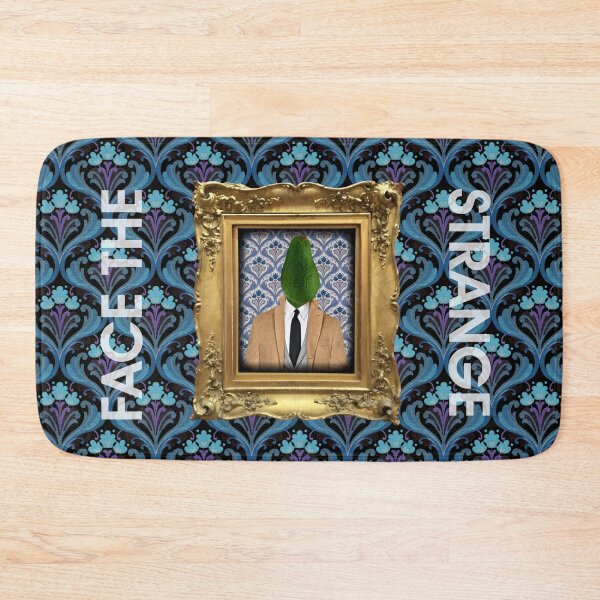 Item preview, Avocado Man in Vintage Frame designed and sold by FaceTheStrange.