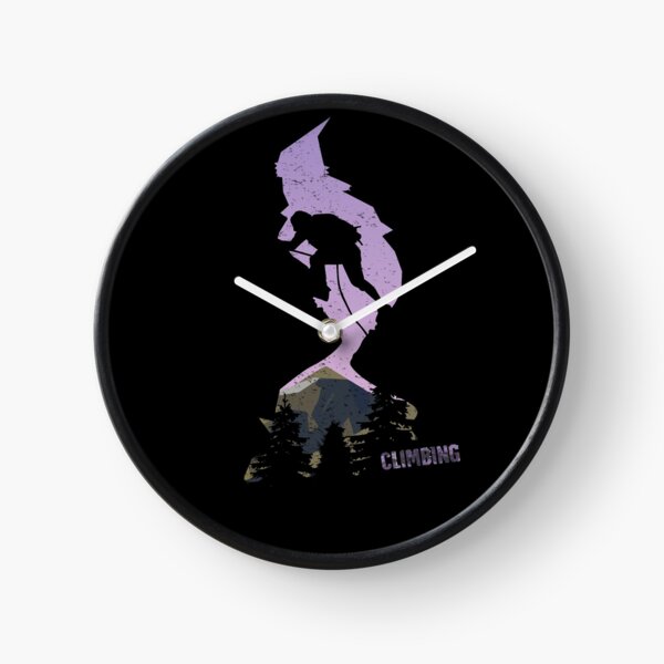 Climbing / bouldering / mountaineering / extreme sports Clock