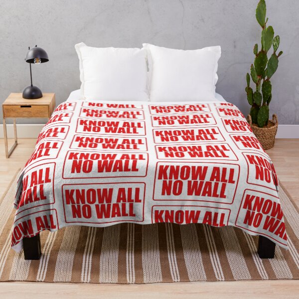 Item preview, KNOW ALL, NO WALL. designed and sold by ozzyme.