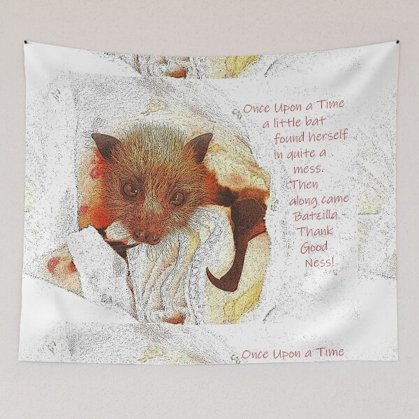 Item preview, Batzilla - Once upon a time, thank goodness for Batzilla!  designed and sold by batzilla.