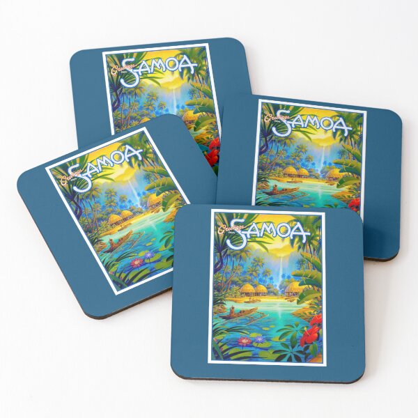 Item preview, SAMOA; Vintage Travel and Tourism Advertising Print designed and sold by posterbobs.