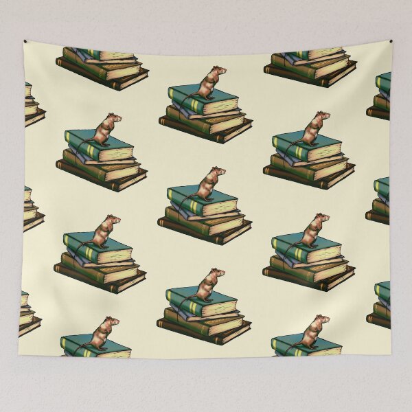 Item preview, widely read rat designed and sold by MMMSdesigns.