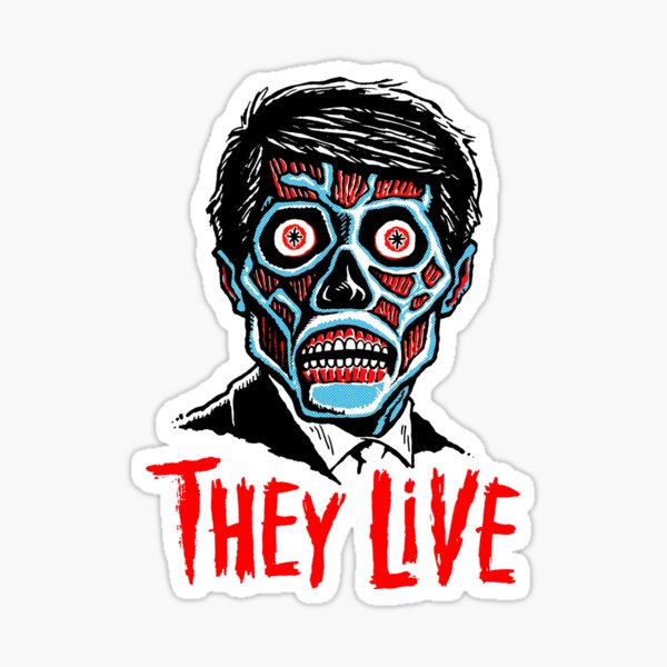 80s Cult Live Movie Sticker
