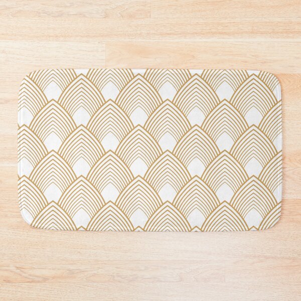 Item preview, Gold and White Art Deco Pattern designed and sold by KarinaI.
