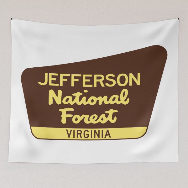 Item preview, Jefferson National Forest Virginia Laptop Luggage Bumper  designed and sold by DESTINATIONS DECAL.