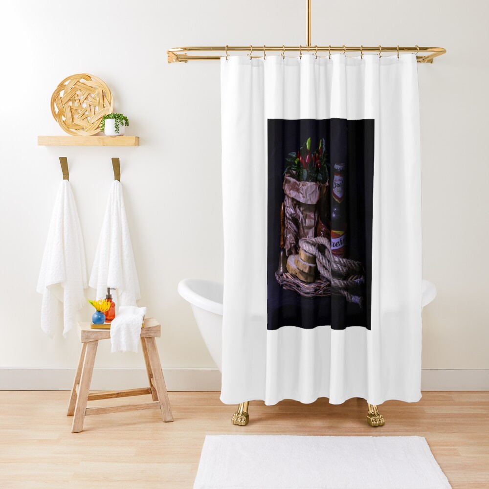 "Caravaggio in the kitchen" Shower Curtain for Sale by AngRos80 Redbubble