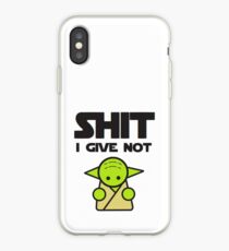Don't Give A Shit iPhone Case