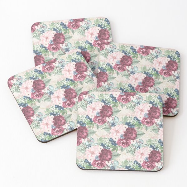 Item preview, Rosebuds Watercolor Delicate Pattern designed and sold by MclaughlinGifts.