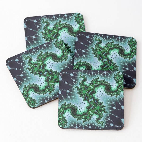 Item preview, Green Dragon Fractal designed and sold by pinkal.