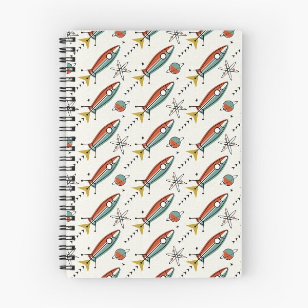 Item preview, Color Block Atomic Rockets on Lt Gray designed and sold by studioxtine.
