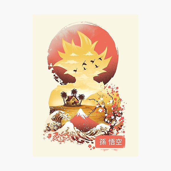 Item preview, Ukiyo e Super Saiyan designed and sold by Dan Elijah Fajardo.