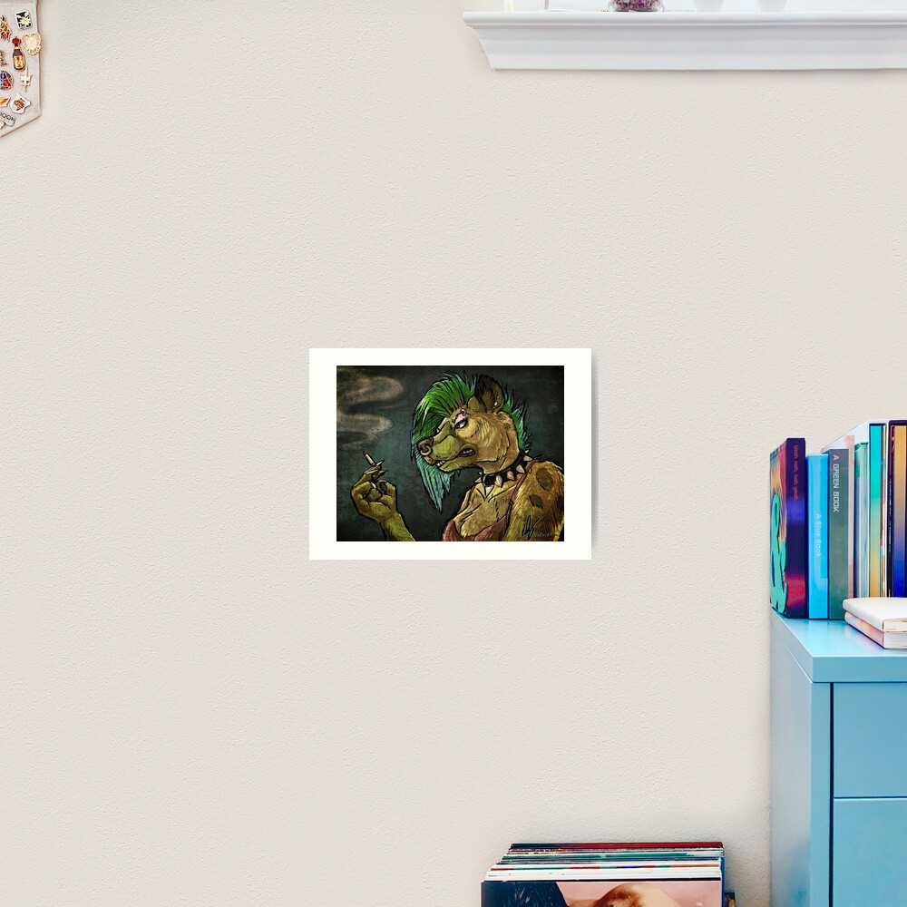 Punk Rock And The Blues Art Print