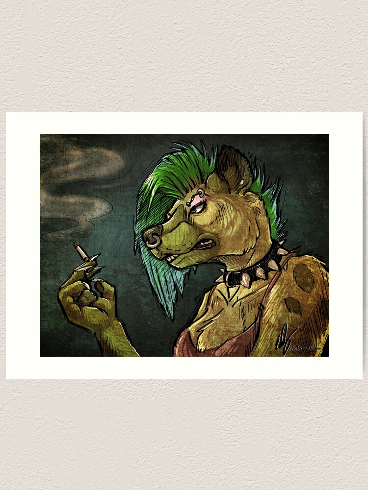 Alternate view of Punk Rock And The Blues Art Print