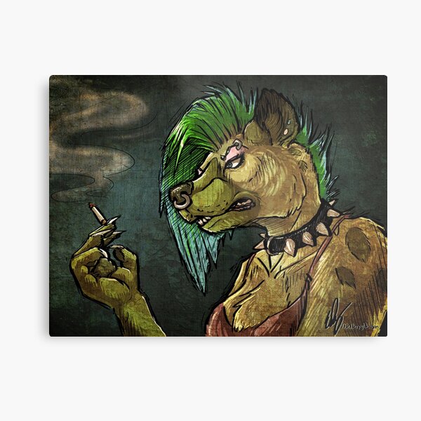 Punk Rock And The Blues Metal Print