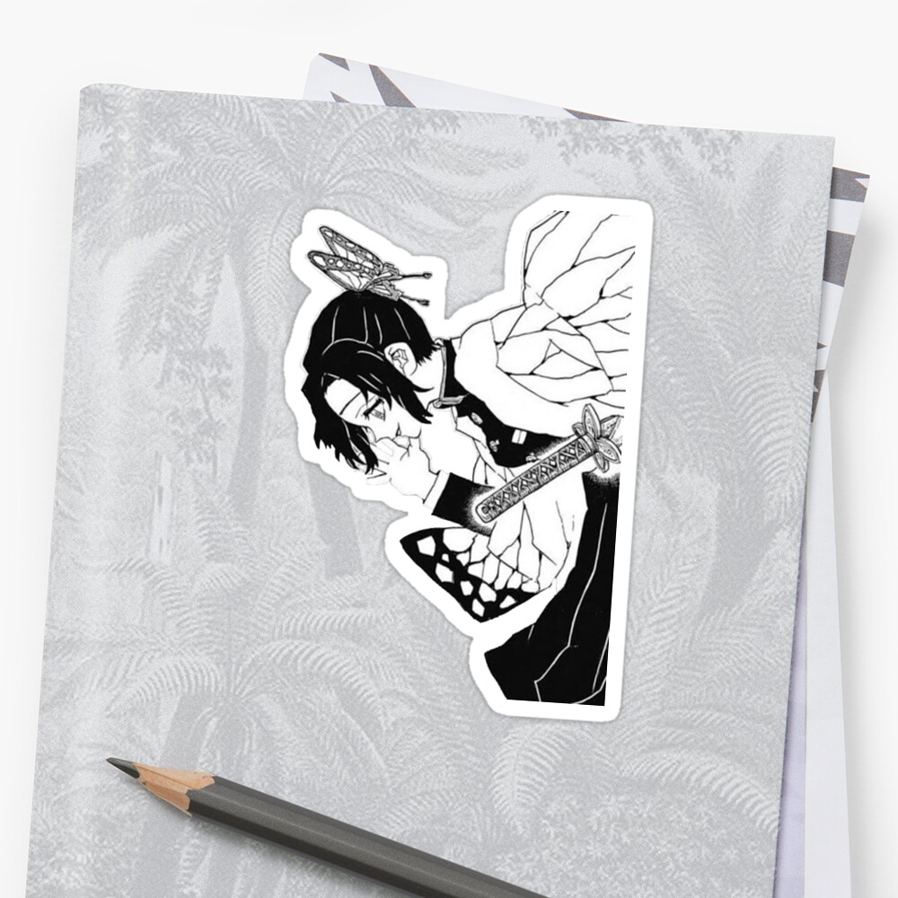 "Kimetsu Yaiba No (Demon Slayer) Shinobu Kocho" Sticker