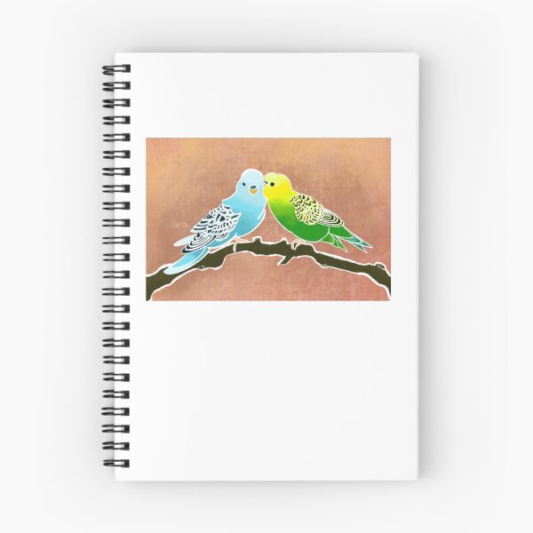 Item preview, Budgie Love designed and sold by MinMin-Bug.