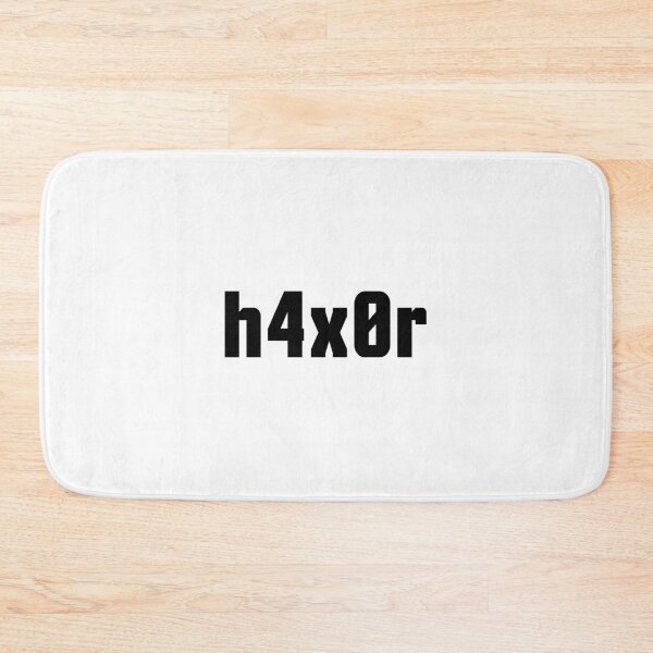Item preview, h4x0r for Computer Hackers - Black Text Design designed and sold by ramiro.