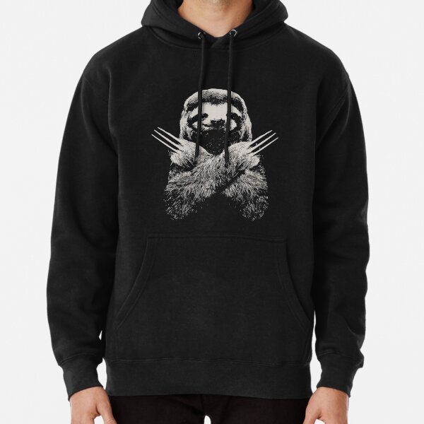Wolverine Sloth Funny Costume Best gift for lazy sloths lovers Pullover Hoodie