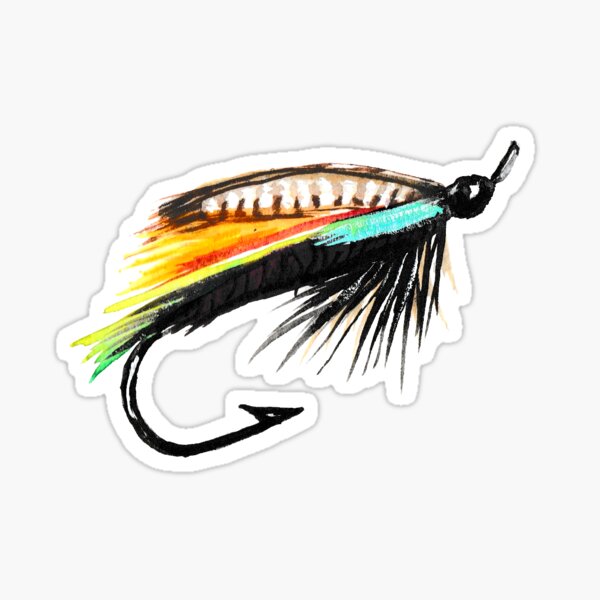Fly Fishing Stickers for Sale, Free US Shipping