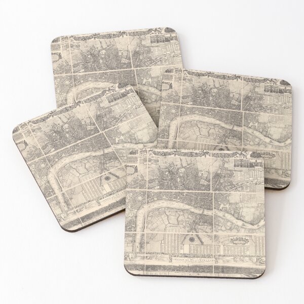 Item preview, Antique map of London England  designed and sold by robzeeart.