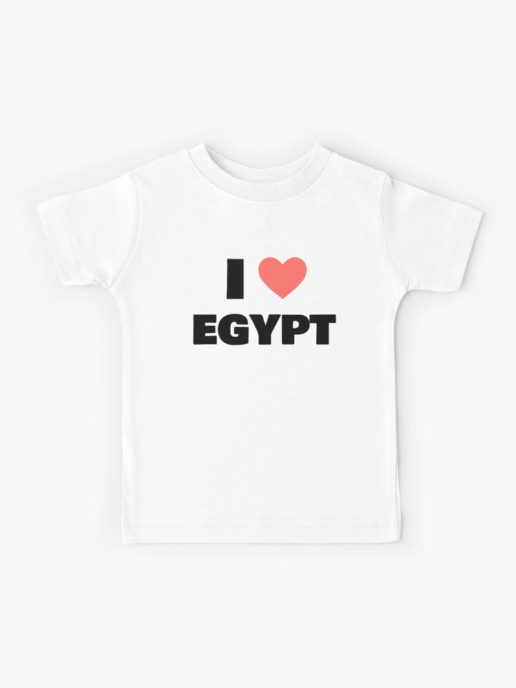 i aften status digital I love Egypt" Kids T-Shirtundefined by phys | Redbubble