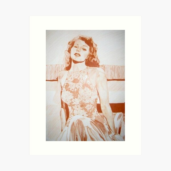 COVER GIRL de CharlesVidor avec Rita Hay - as art print or hand