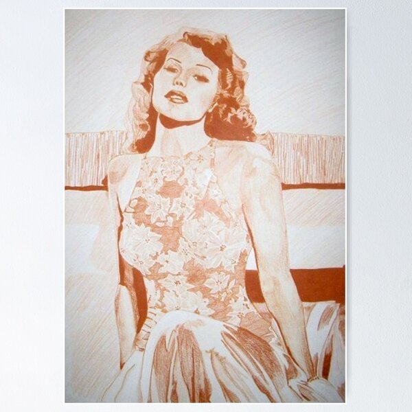 Item preview, Monochromatic Starlet - Rita Hayworth designed and sold by vswart.