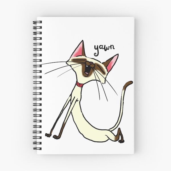 Item preview, Sleepy Siamese Cat, Cat Stretch, Siamese Cat Lover, Cartoon Siamese designed and sold by Furkid Studio.