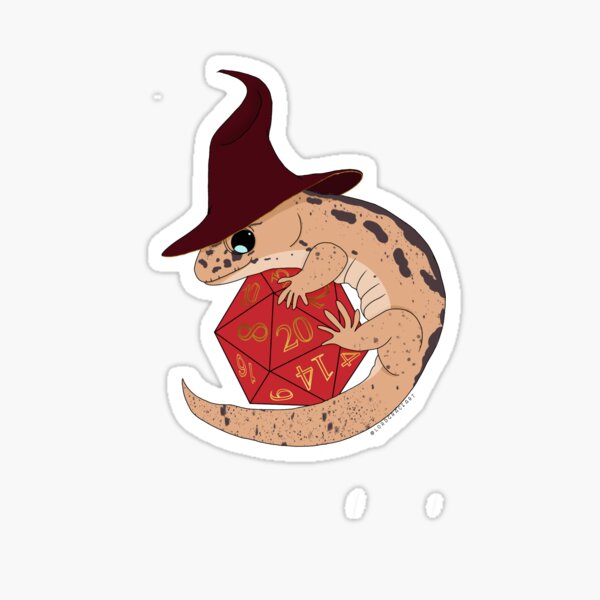 Gecko lizard cottagecore Sticker – VulgrCo